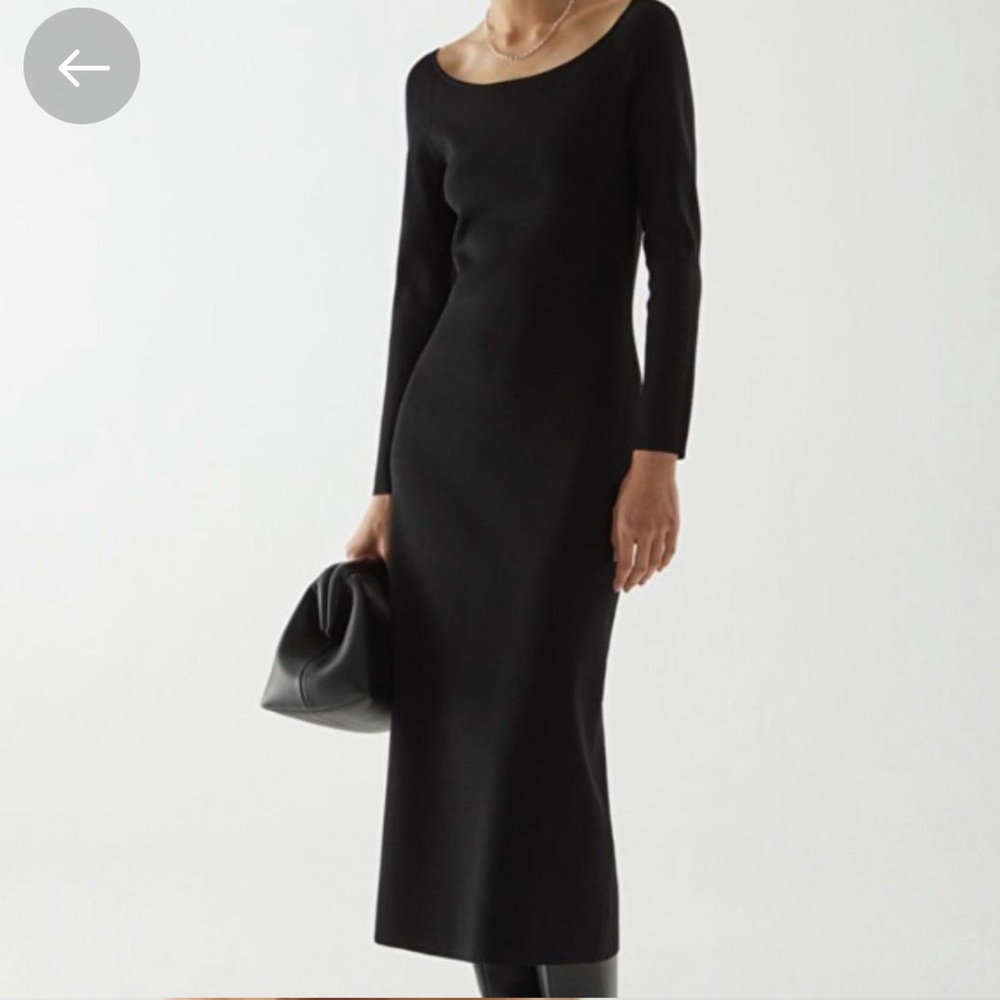 Cos open shoulders tube dress